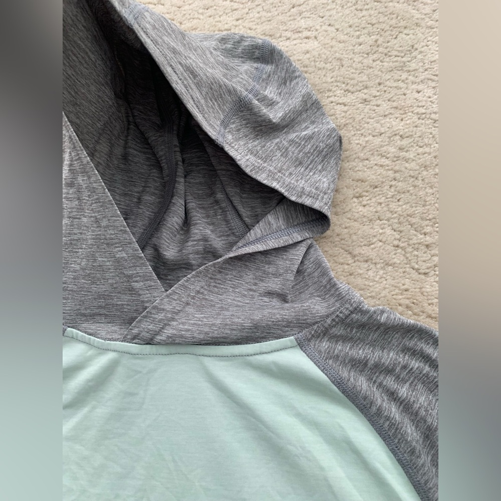 Patagonia Kids' Size Large, 12, Capilene® Cool Daily Sun Hoody in Gray Mint - Picture 4 of 7